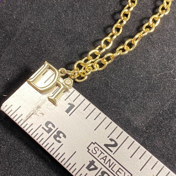 NEW📌Vintage Di Gold Tone Link Charm Bracelet - Picture 6 of 10